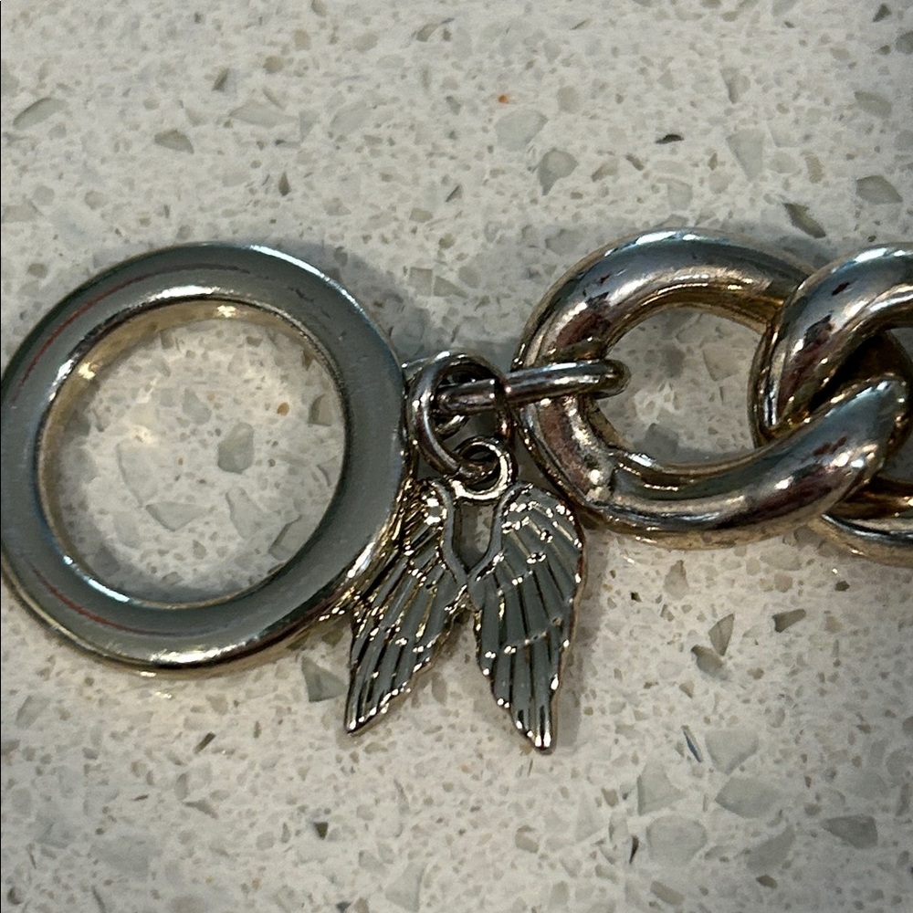 Victoria’s Secret Chunky Chain Bracelet – Crystal Link Accent ✨ - Picture 6 of 8
